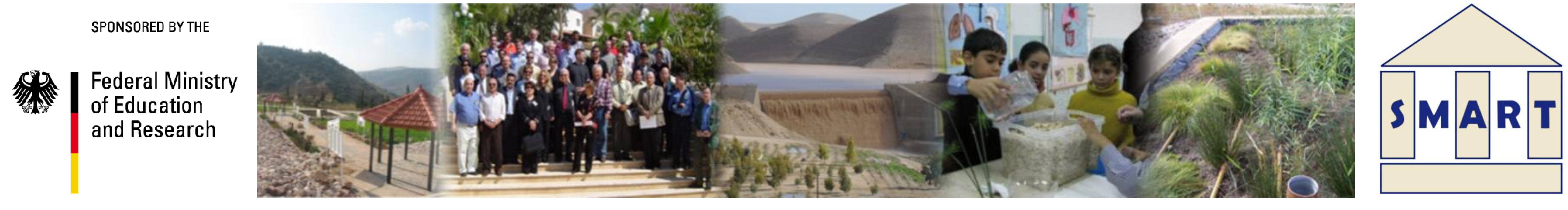 Original SMART II website header with research photographs, the SMART logo and historical funding credit