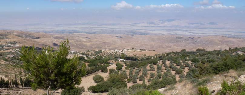 Hills, vegetation and cultivated land pictured in the SMART project brochure